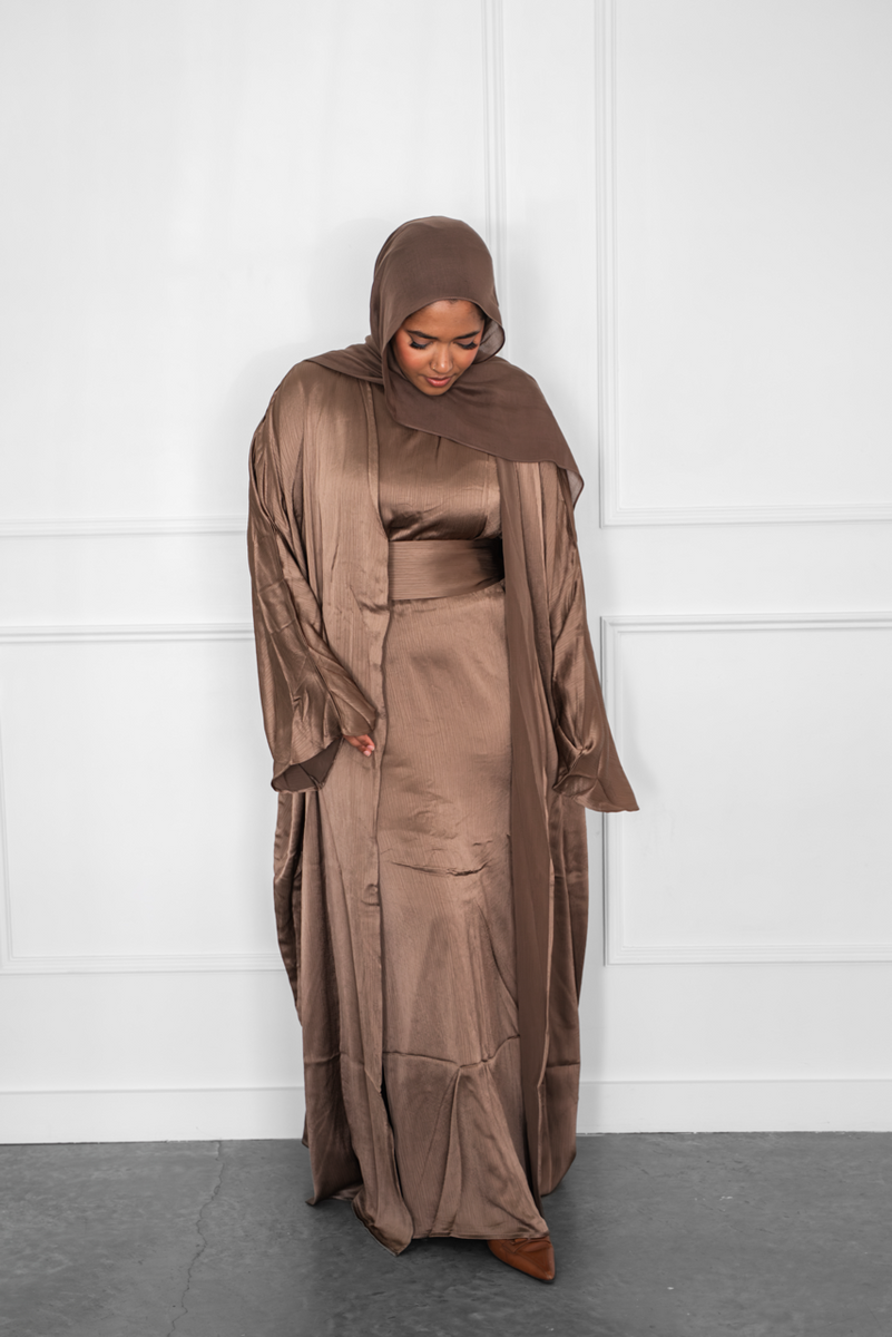 Shine Open Abaya