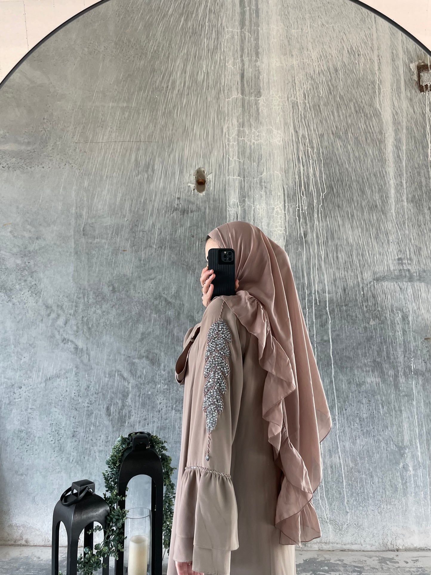 Noha Abaya - Taupe