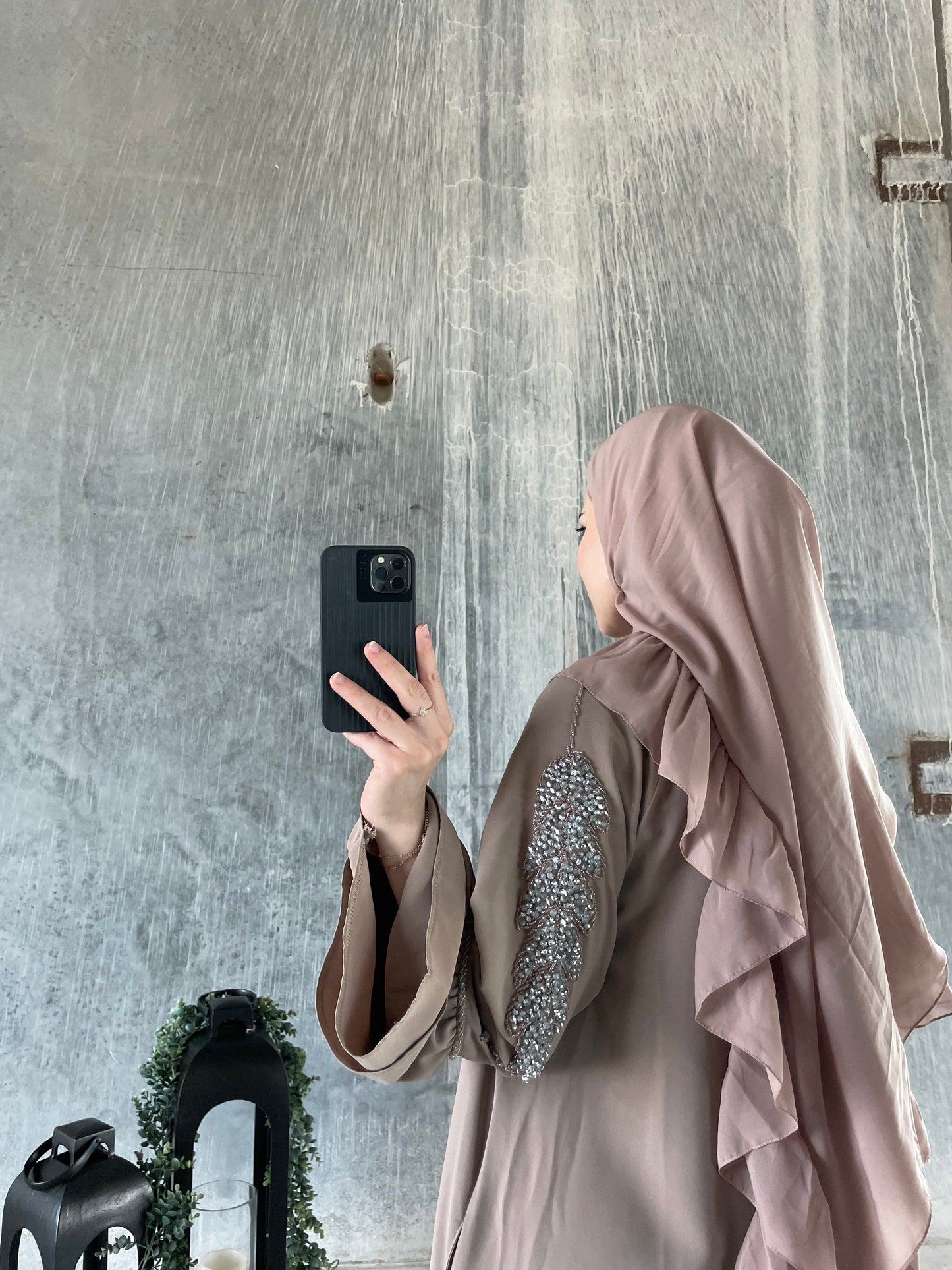 Noha Abaya - Taupe