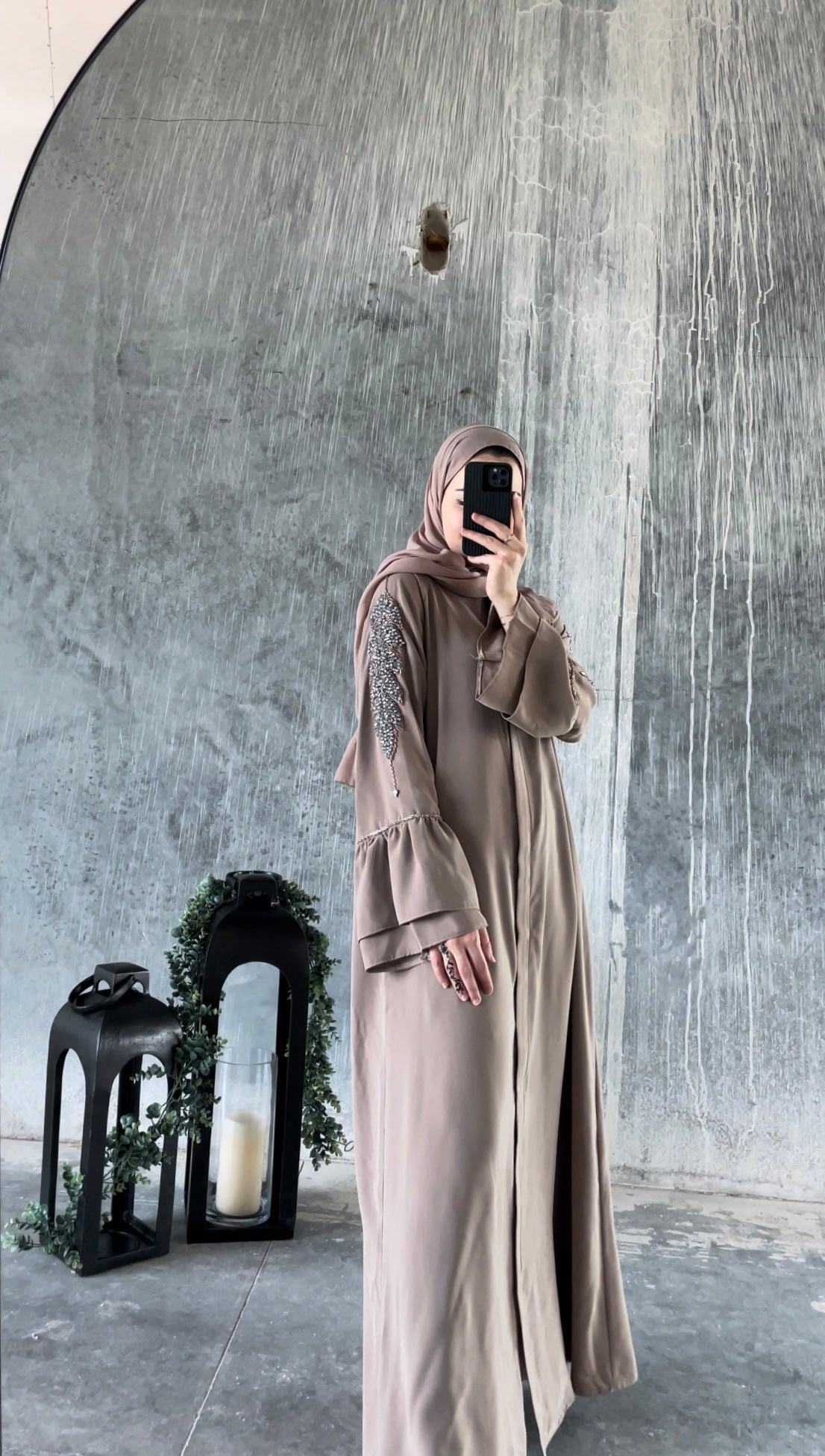 Noha Abaya - Taupe