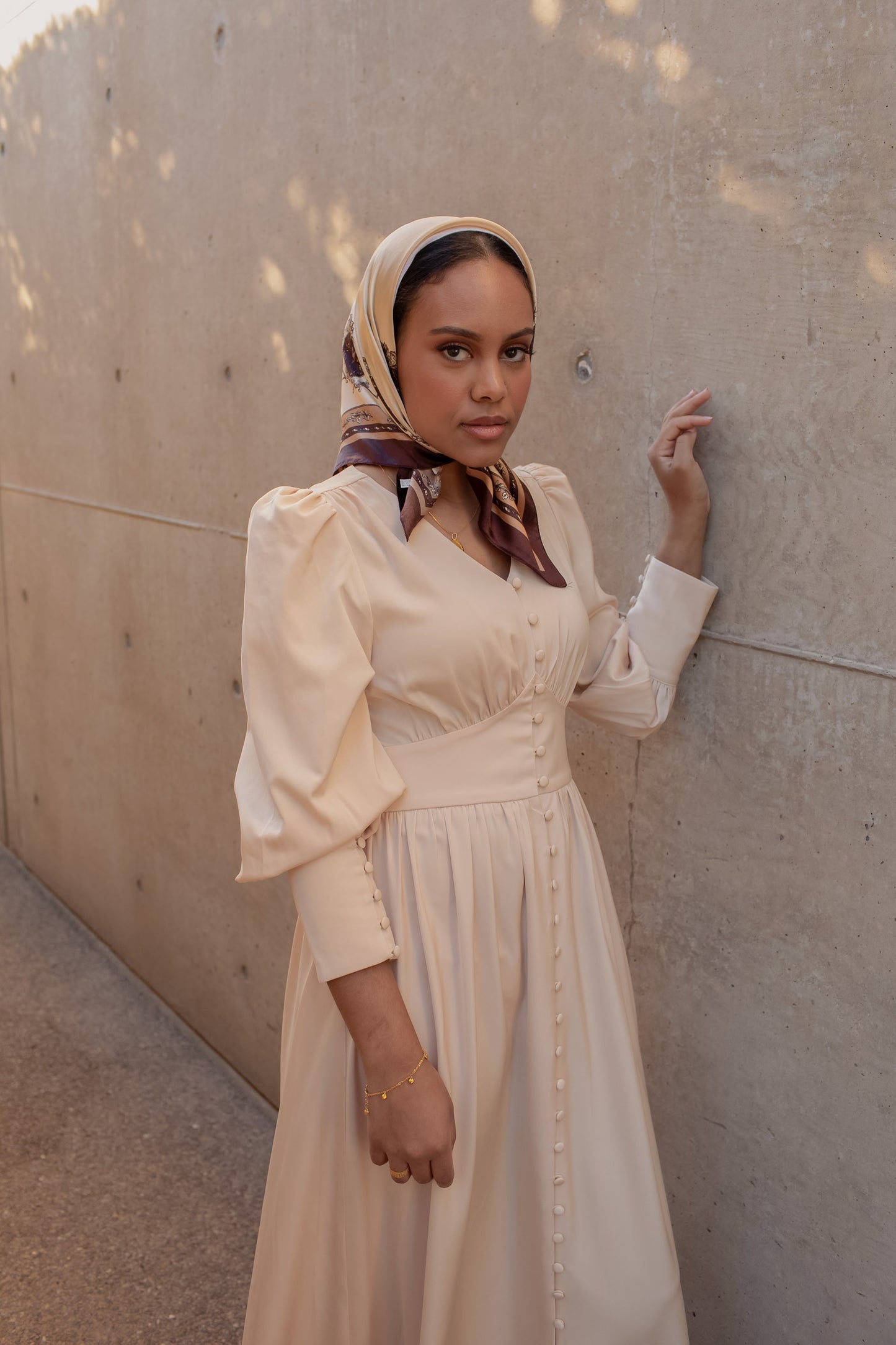 le chic Button Maxi - Pearl