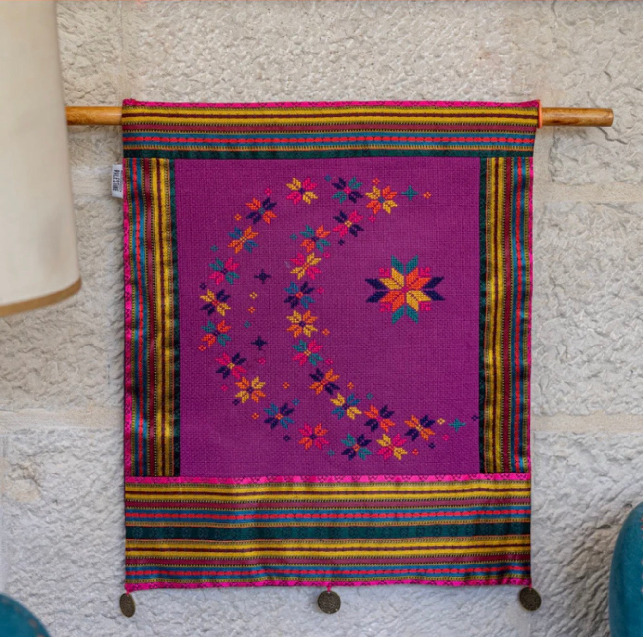 HandMade Palestine Tatreez Wall Hang