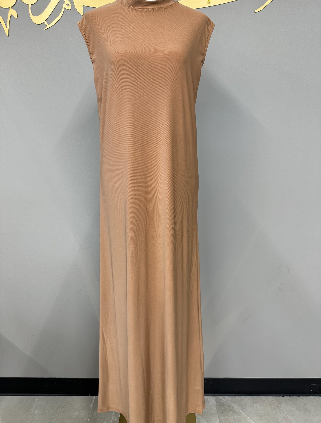 Basic Sleeveless Maxi - Terracotta