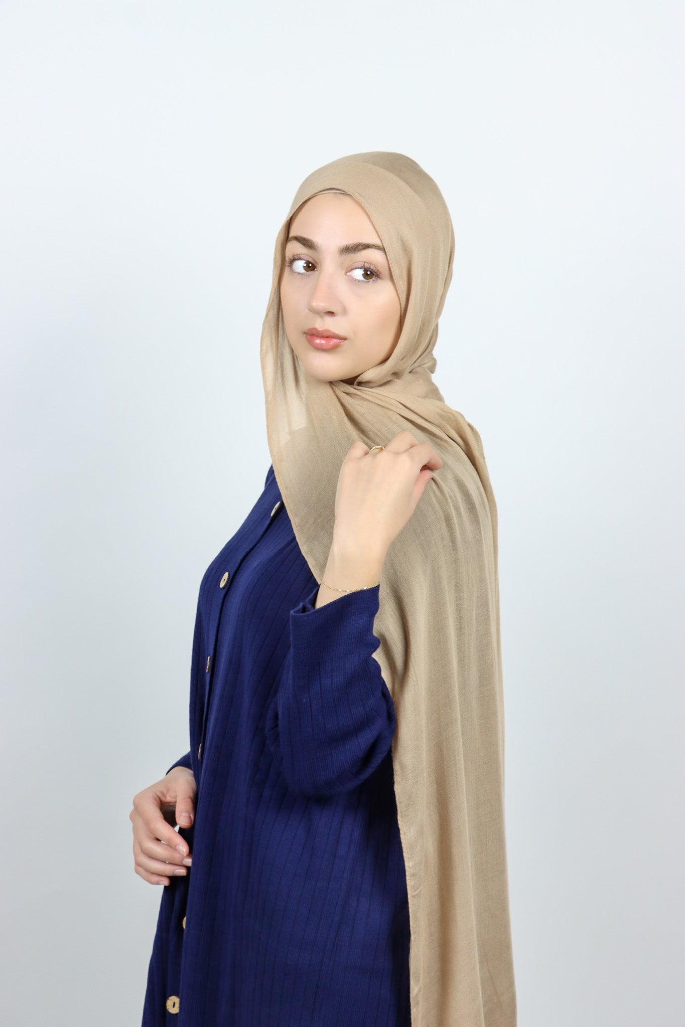 Button Knit Set - Navy