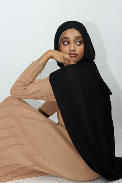 Knit Sweater Dress - Taupe