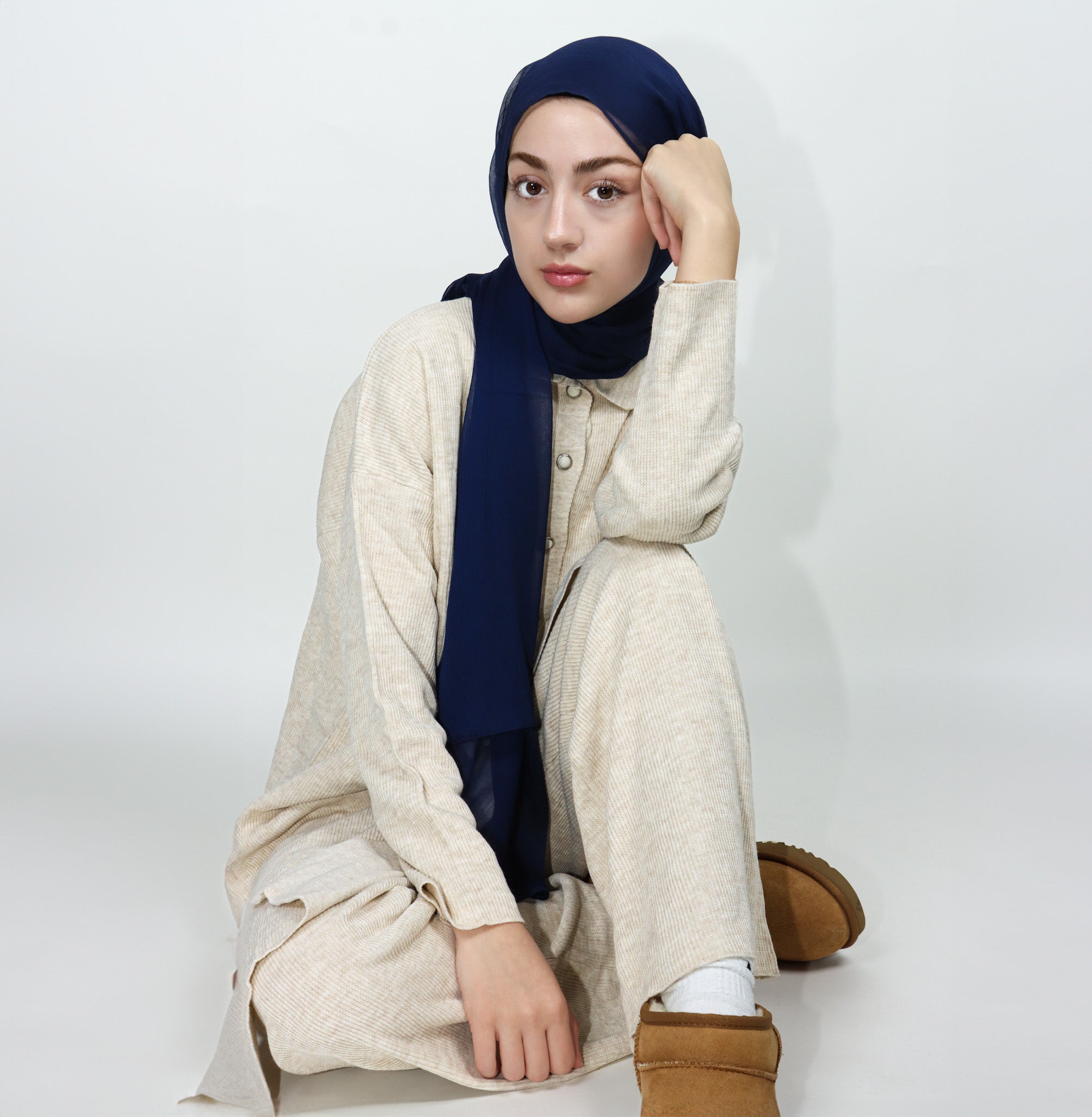 Midi Button Set - Cream