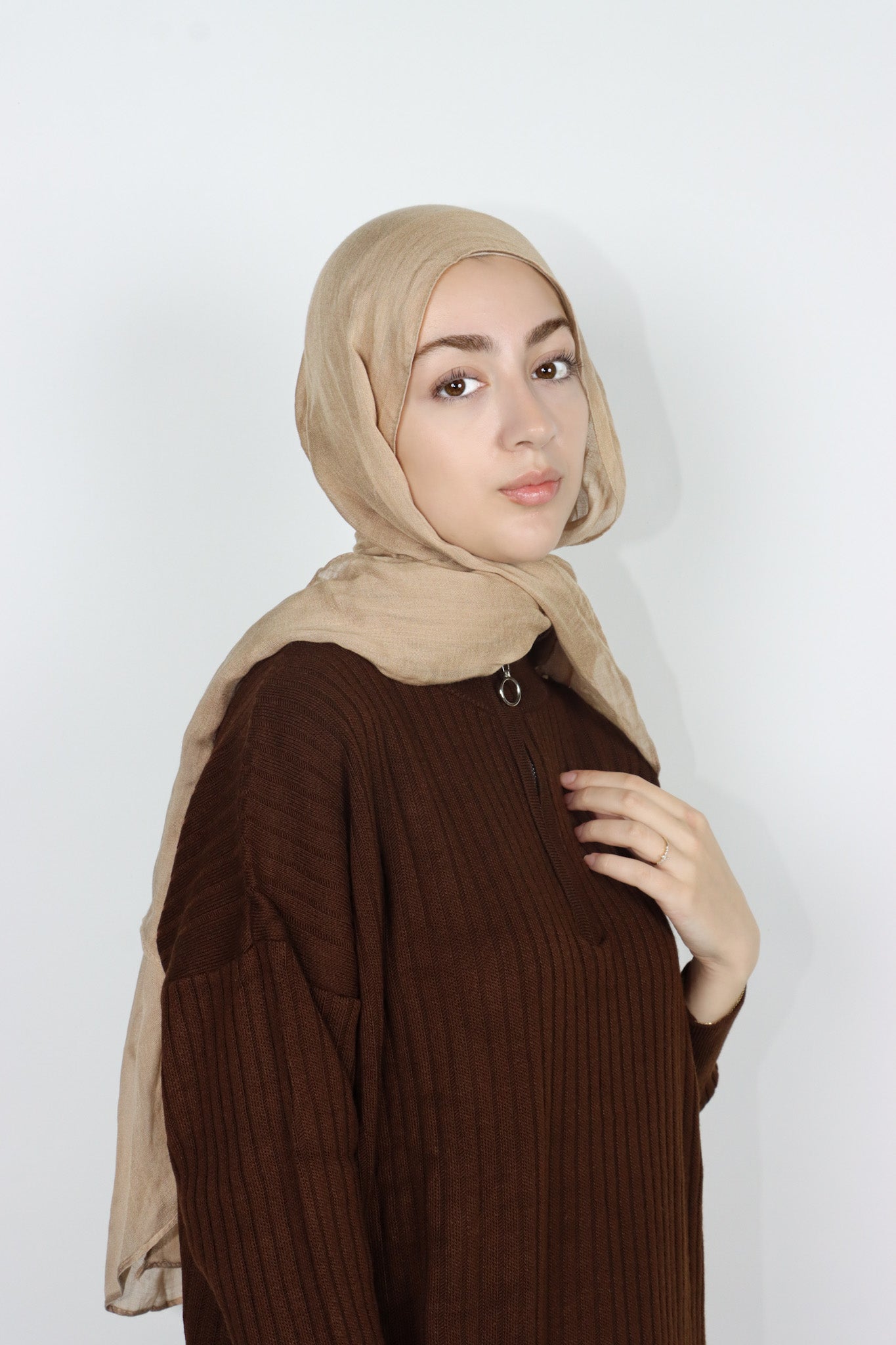 Knit Sweater Set - Latte