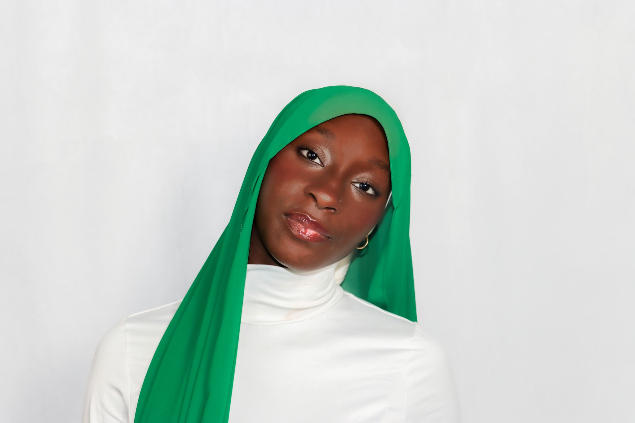 Premium Chiffon Green Hijab