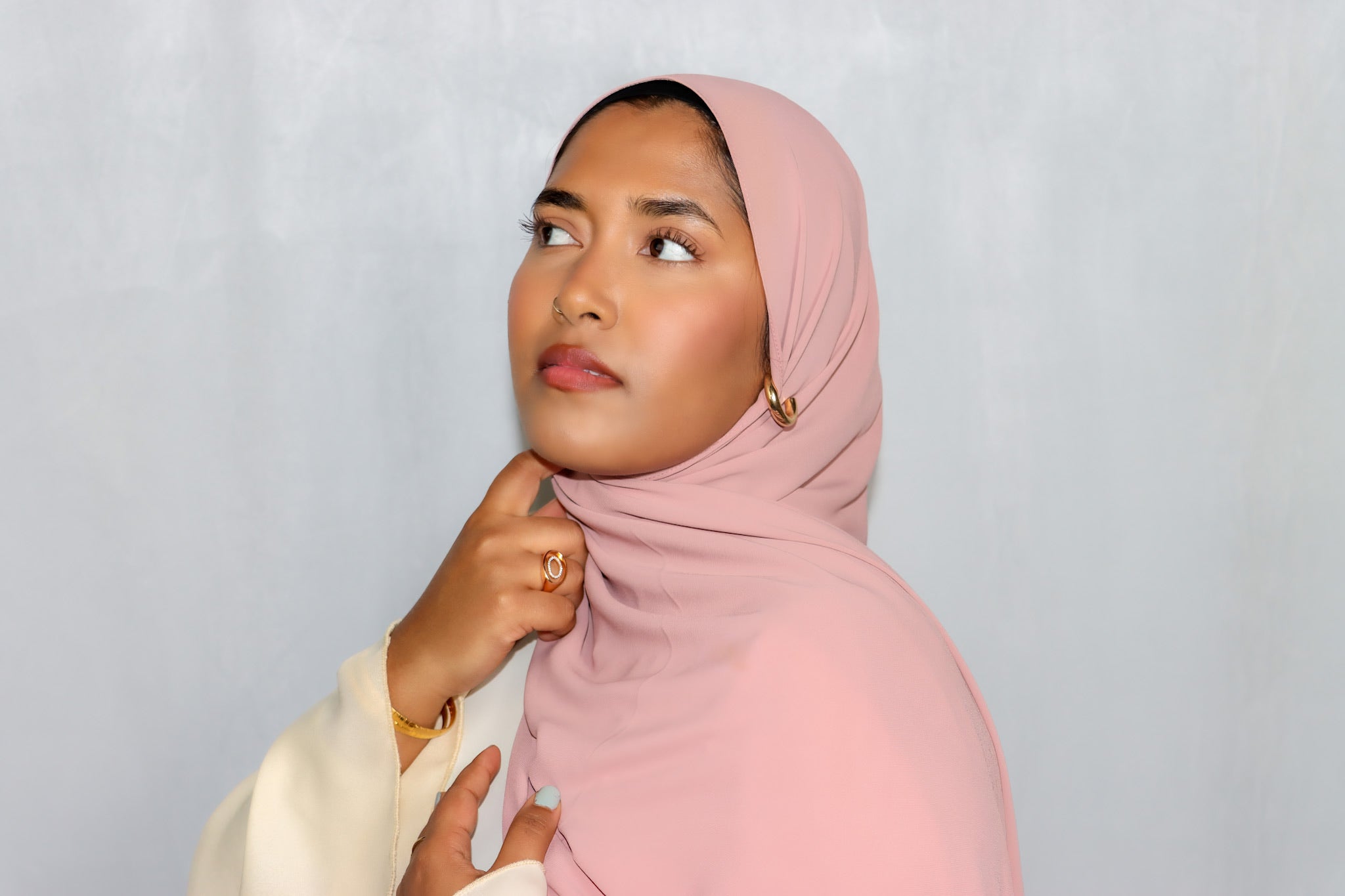 Premium Chiffon Dusty Pink Hijab