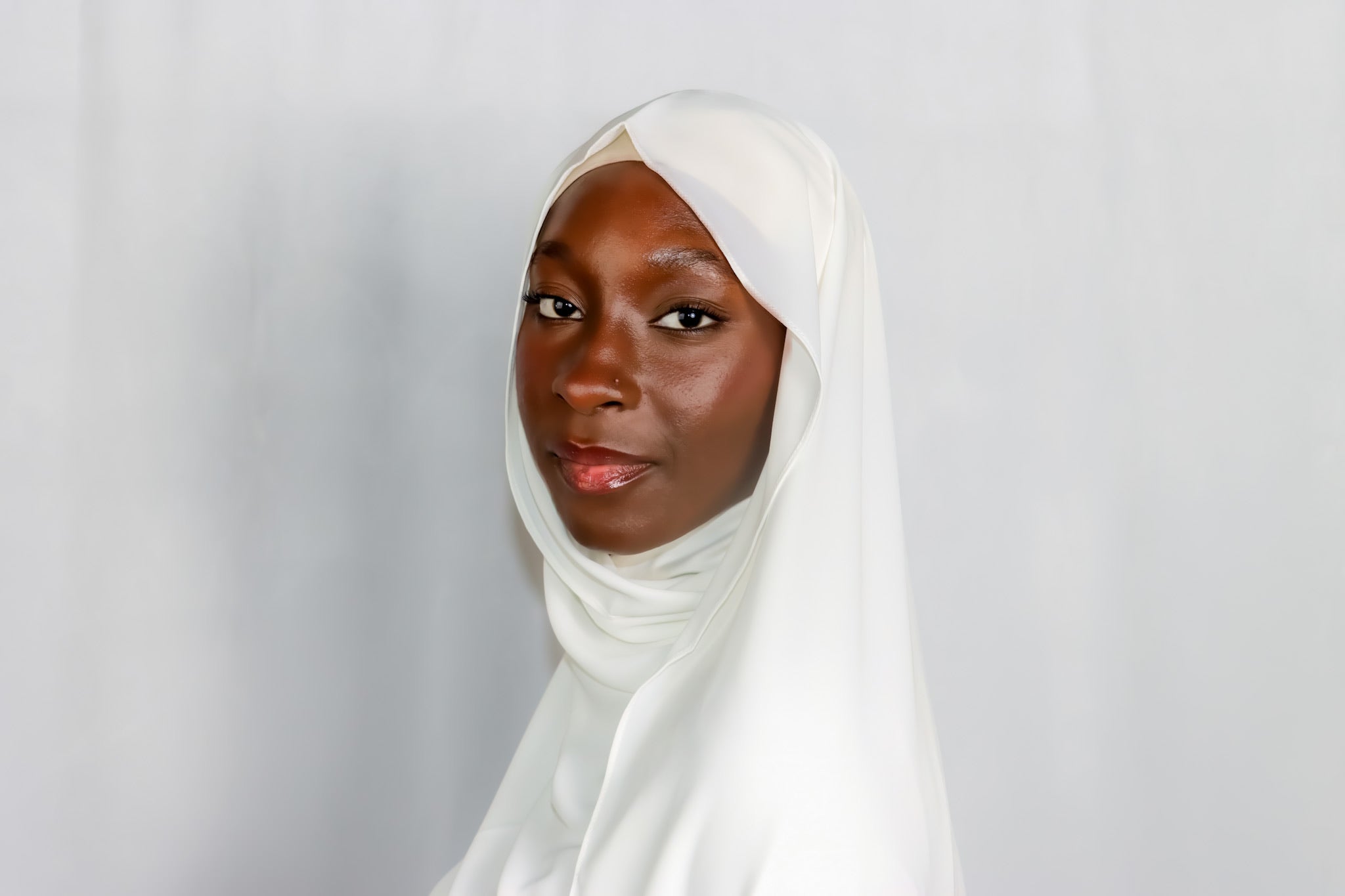 Premium Chiffon White Hijab