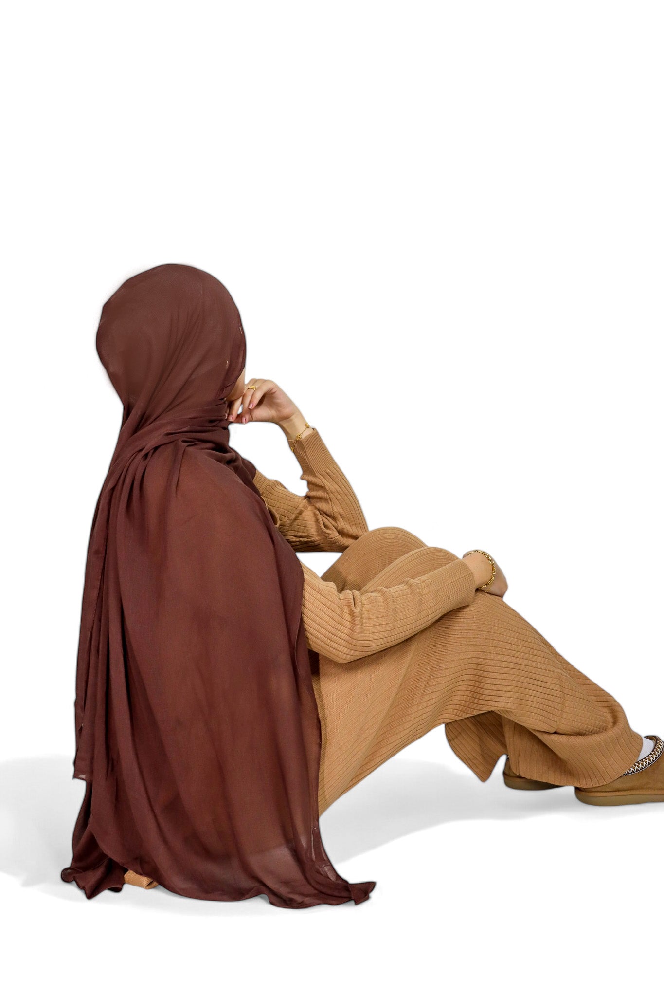 Front Pocket Knit Set - Camel