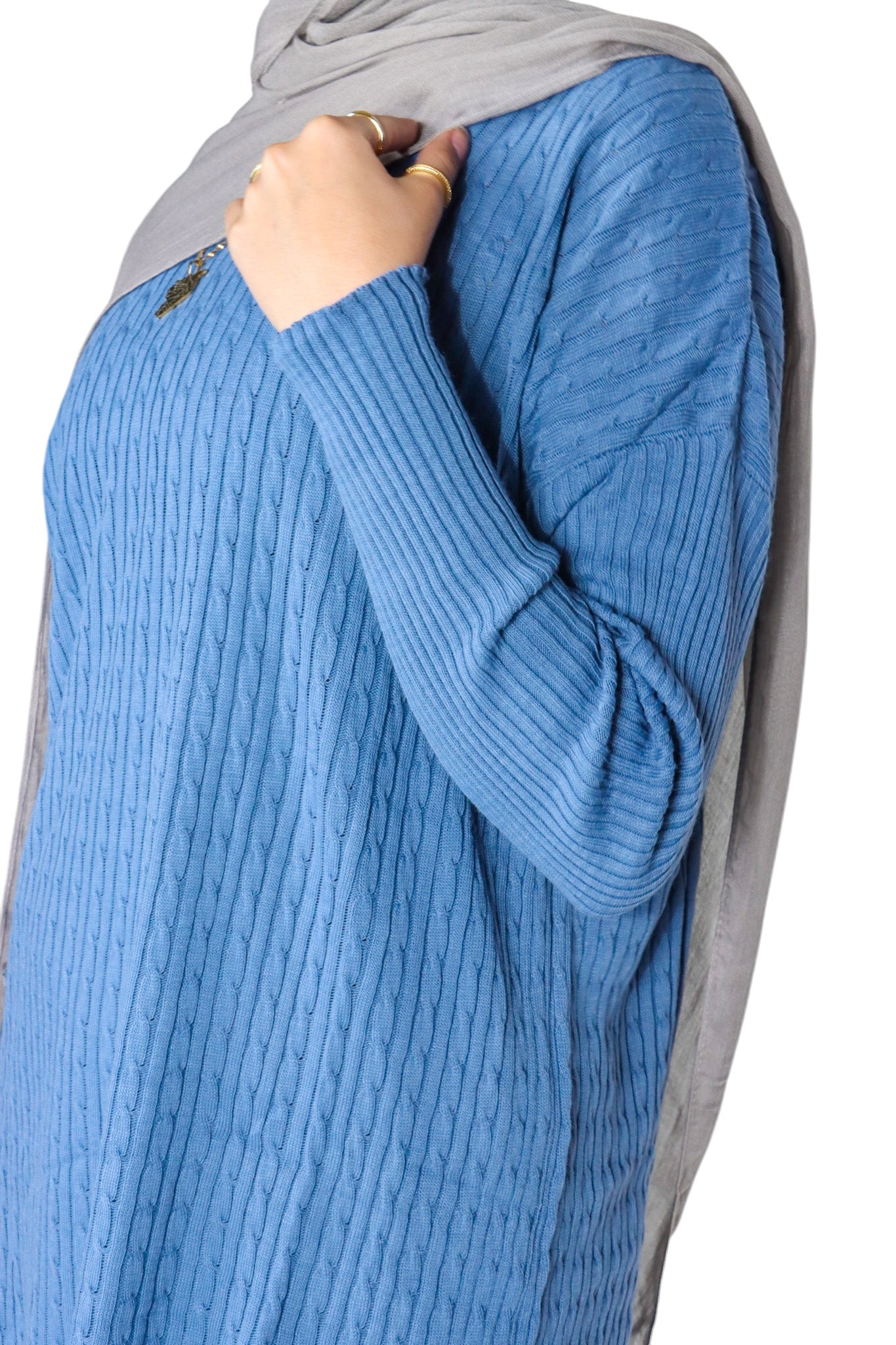 Knit Sweater Set - Sky