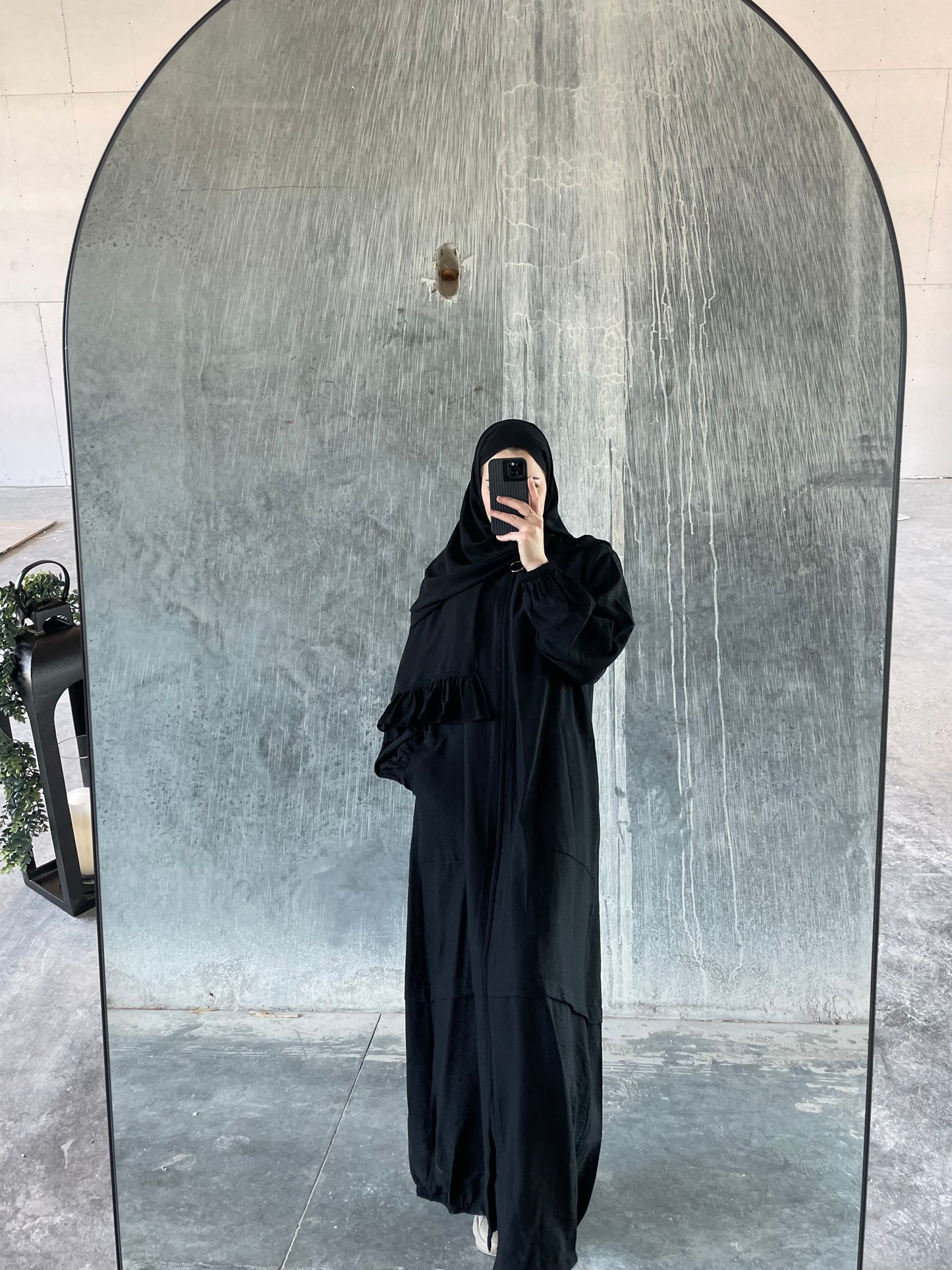 Hooded Everyday Abaya - Black
